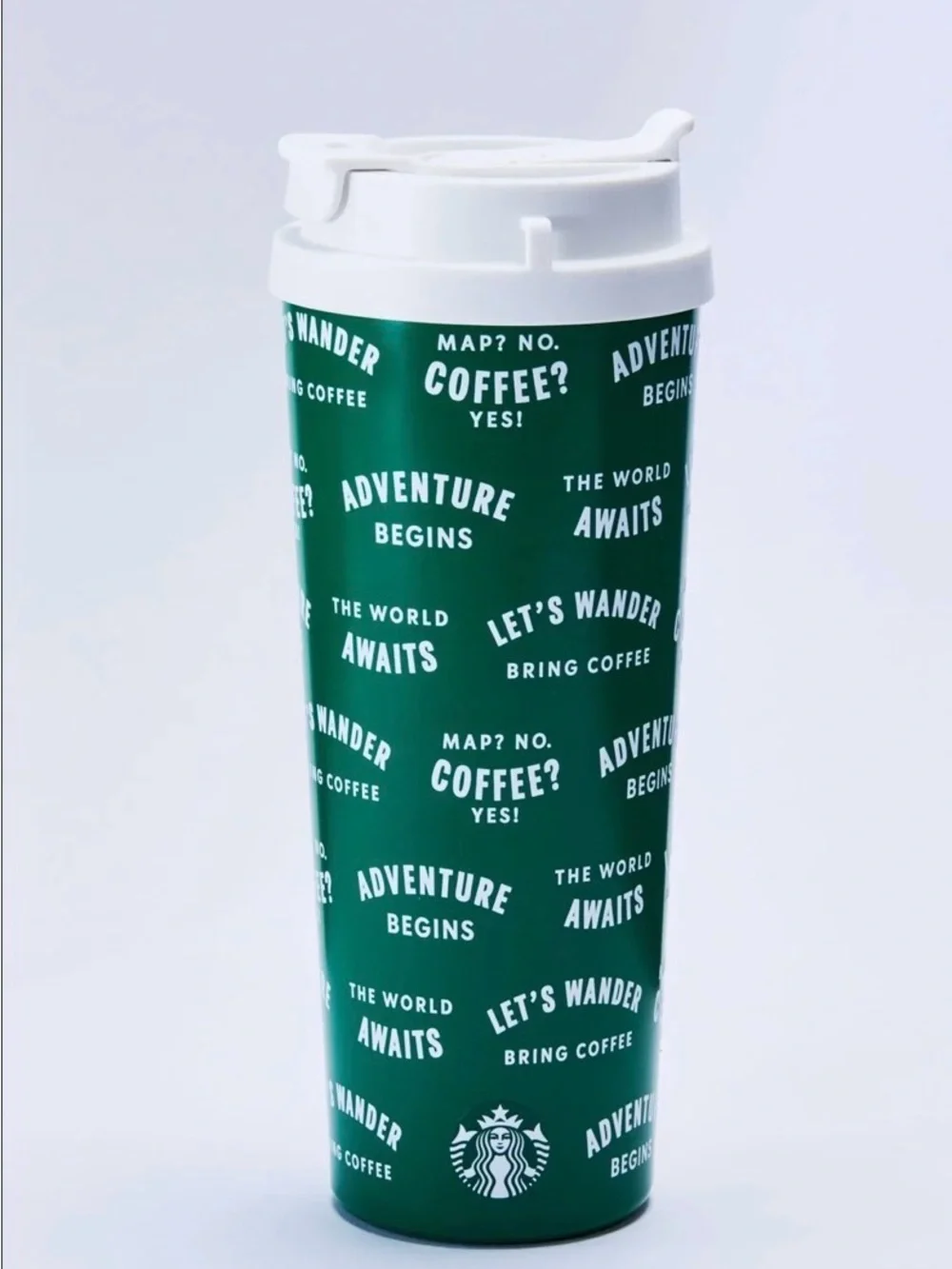 Starbucks Road Trip Collection Dual Lid Stainless Steel Tumbler (20oz)